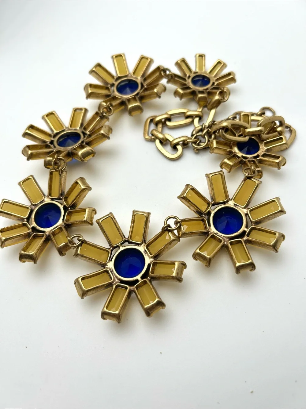 J. Crew Daisy Flower Necklace